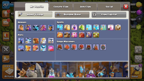 Clash of Clans Account | TH17 Level 257 | Max Heroes (K96, Q97, M71, W75, R50) | BM30 - Quickgameshop