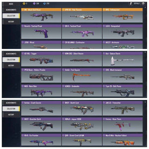 Level 305 with 3 legend and 159 epic guns and 89 characters - Quickgameshop