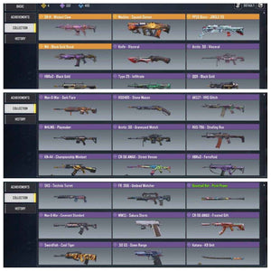 Level 350 with 4 legend and 102 epic guns with 66 character - Quickgameshop