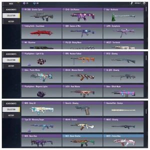 Level 110 with 25 epic guns and 10 character - Quickgameshop