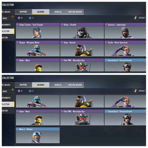 Level 110 with 25 epic guns and 10 character - Quickgameshop