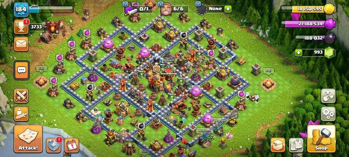 TH16 Level 184 KB47-AQ60 -GW52-RC30 - Quickgameshop