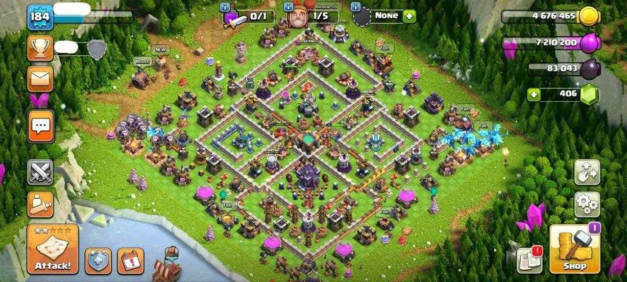 TH15 Level 184 KB51-AQ55-GW27-RC11 - Quickgameshop