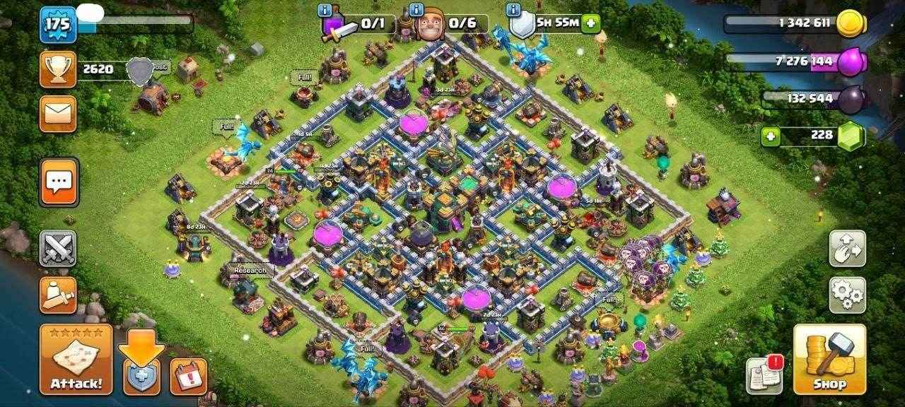 TH14 Level 175 KB46-AQ51 -GW28-RC24 - Quickgameshop