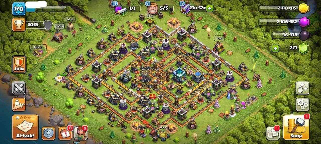 TH13 Level 170 KB43-AQ62 -GW24-RC4 - Quickgameshop