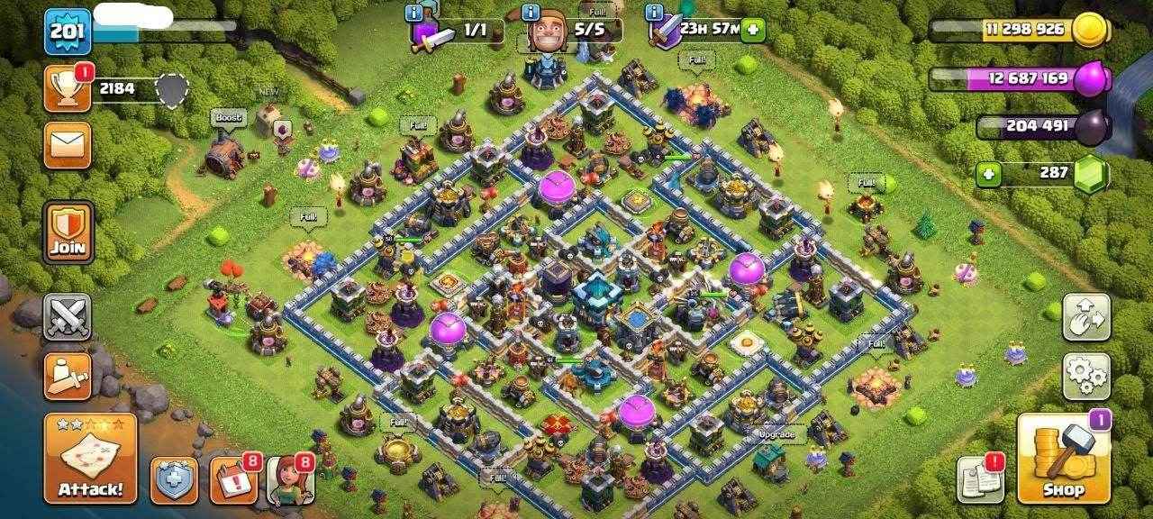 TH13 Level 201 KB58-AQ61 -GW25-RC4 - Quickgameshop