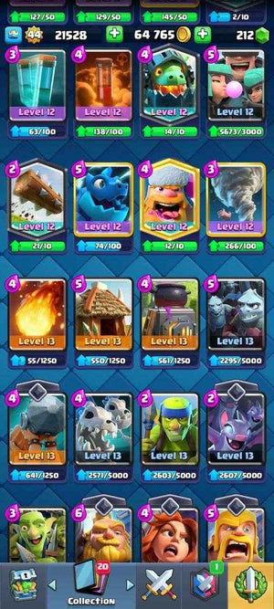 Royale KT14| LeveL 44 | 5 Card LeveL 44 - Quickgameshop
