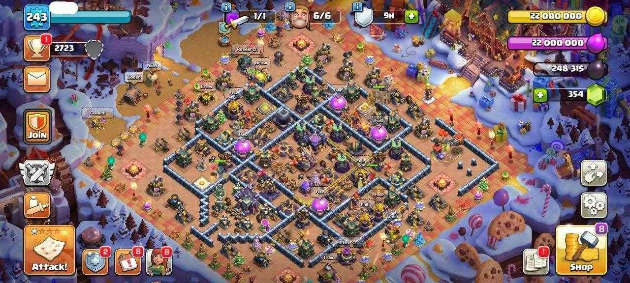 TH15 Level 243 KB81-AQ90 -GW63-RC38 - Quickgameshop