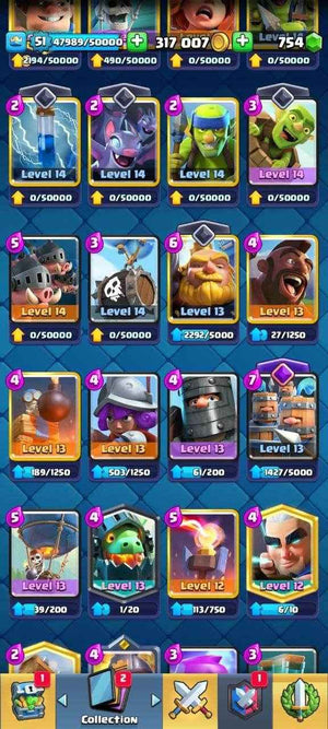 Royale KT16 | LeveL 51 | 5 Card Elite - Quickgameshop
