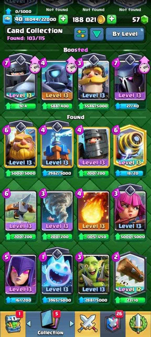 Royale KT14| LeveL 40 | 12 Card LeveL 13 Exclusive | Emote 4 - Quickgameshop