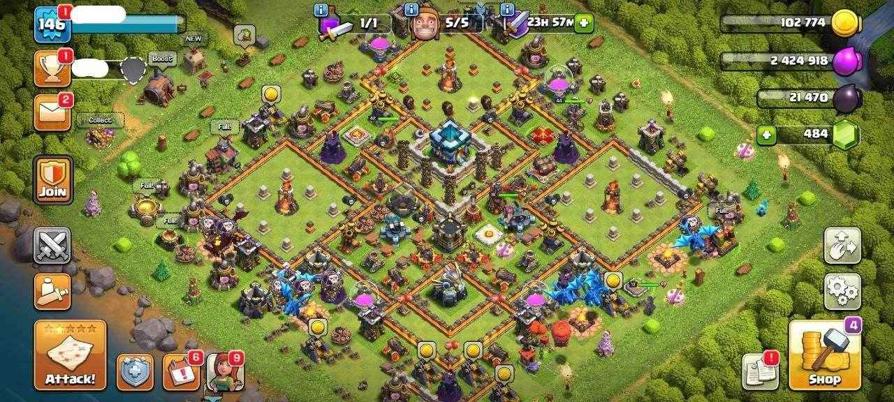 TH13 Level 146 KB42-AQ44 -GW18-RC13 - Quickgameshop