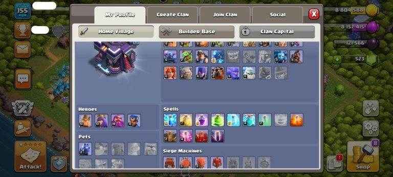 TH15 Level 155 KB51-AQ61 -GW19-RC8 - Quickgameshop