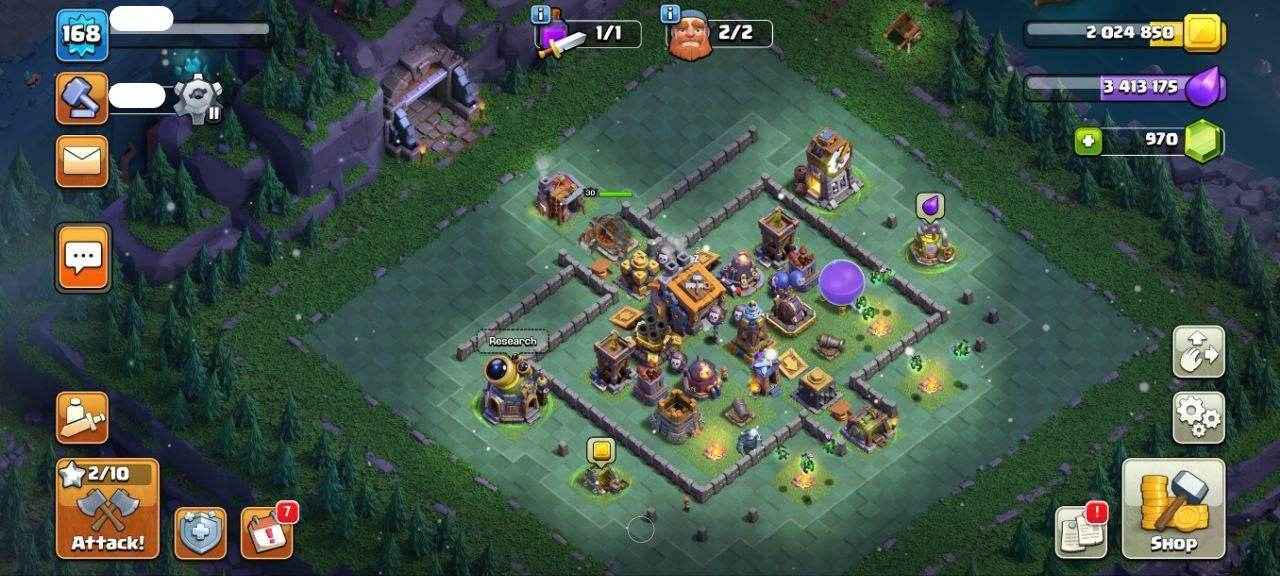 TH13 Level 168 KB65-AQ73 -GW45-RC13 - Quickgameshop