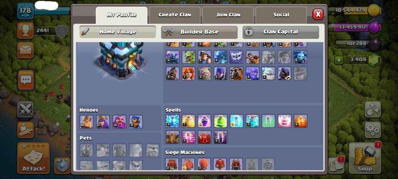 TH13 Level 178 KB60-AQ67 -GW31-RC8 - Quickgameshop