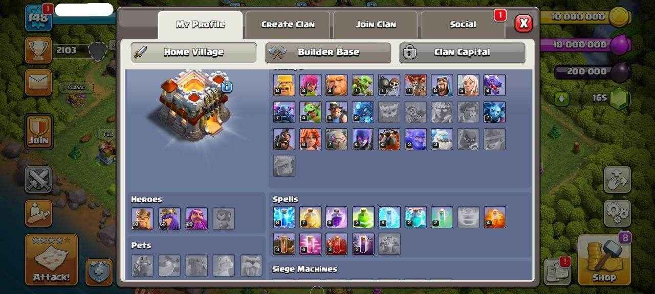 TH11 COC ACCOUNT Level 148 – Full Max - Quickgameshop