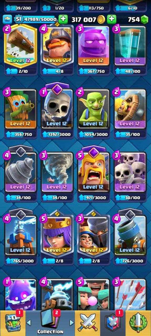 Royale KT16 | LeveL 51 | 5 Card Elite - Quickgameshop