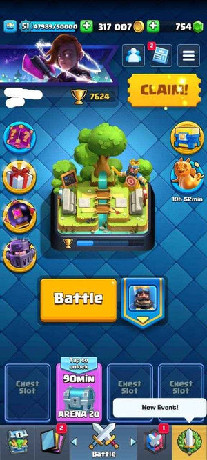 Royale KT16 | LeveL 51 | 5 Card Elite - Quickgameshop