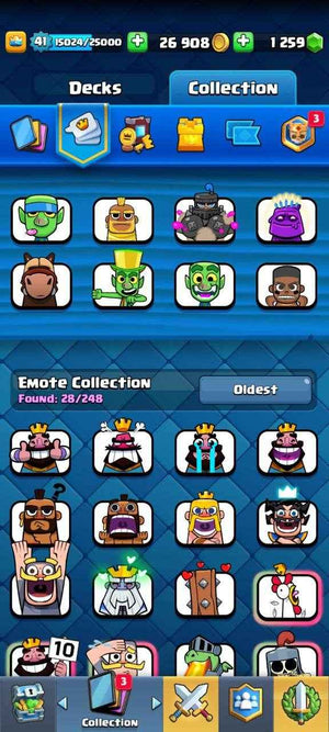 Royale KT13| LeveL 51 | 14 Card LeveL 13 Exclusive | Emote 12 - Quickgameshop