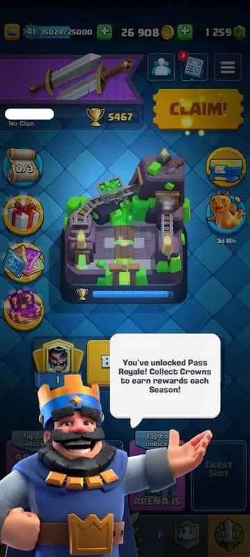 Royale KT13| LeveL 51 | 14 Card LeveL 13 Exclusive | Emote 12 - Quickgameshop
