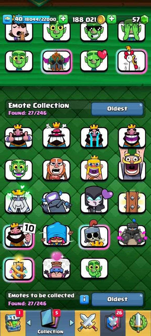 Royale KT14| LeveL 40 | 12 Card LeveL 13 Exclusive | Emote 4 - Quickgameshop