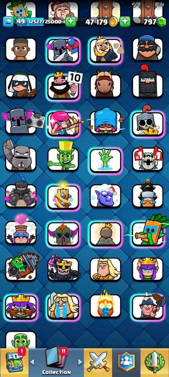 Royale KT14| LeveL 49 | 16 Card LeveL 14| Exclusive Emote 12 - Quickgameshop