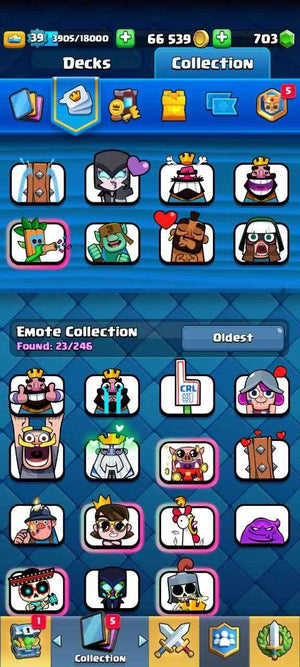 Royale KT12| LeveL 39 | 13 Card LeveL 13 | Exclusive Emote 5 - Quickgameshop