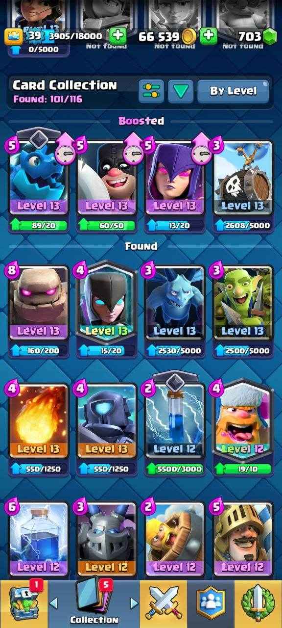 Royale KT11| LeveL 28 | 1 Card LeveL 13 | Exclusive Emote 3 - Quickgameshop