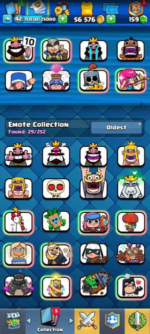 Royale KT13| LeveL 42 | 4 Card LeveL 14 | Exclusive Emote 11 - Quickgameshop