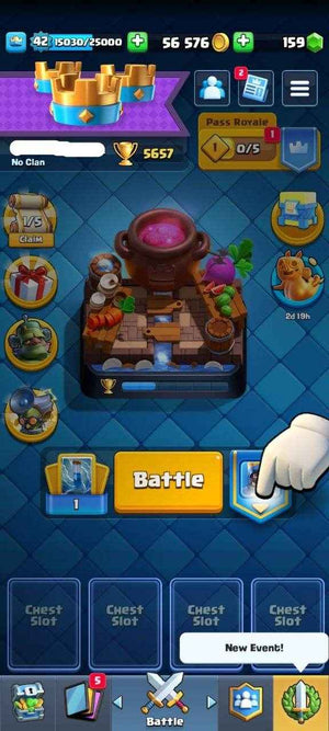 Royale KT13| LeveL 42 | 4 Card LeveL 14 | Exclusive Emote 11 - Quickgameshop