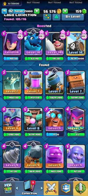 Royale KT13| LeveL 42 | 4 Card LeveL 14 | Exclusive Emote 11 - Quickgameshop