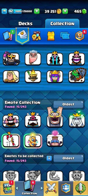Royale KT14| LeveL 42 | 11 Card LeveL 14 Exclusive | Emote 2 - Quickgameshop