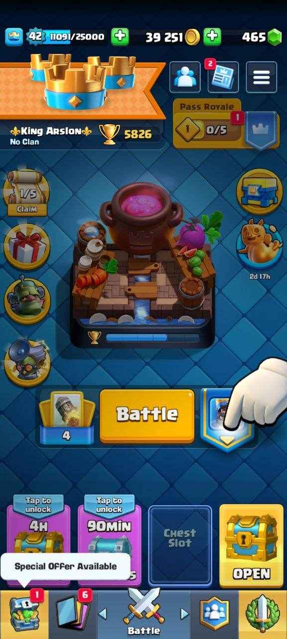 Royale KT14| LeveL 42 | 11 Card LeveL 14 Exclusive | Emote 2 - Quickgameshop