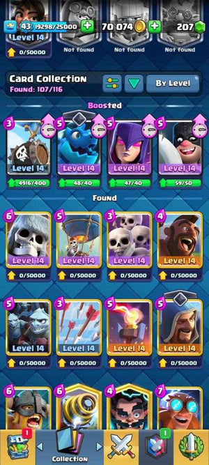 Royale KT14| LeveL 43 | 19 Card LeveL 14 Exclusive | Emote 2 - Quickgameshop