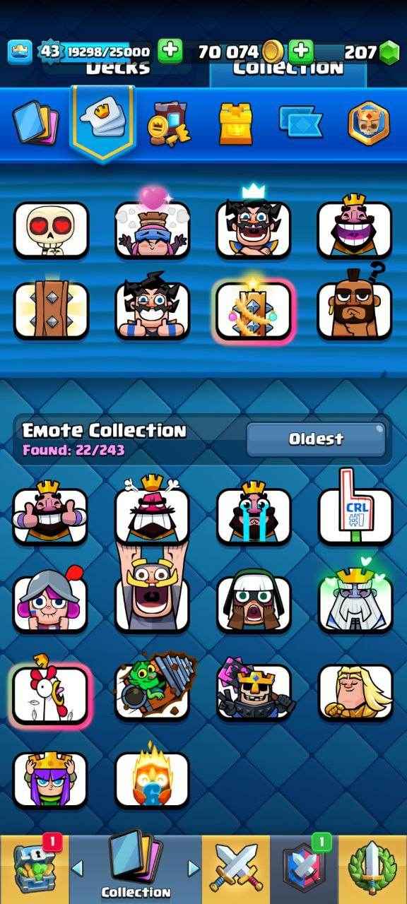 Royale KT14| LeveL 43 | 19 Card LeveL 14 Exclusive | Emote 2 - Quickgameshop