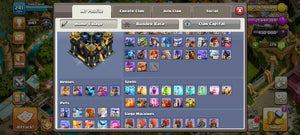 COC Account TH17 Level 241 KB100-AQ100 -GW75-RC50-MK72 - Quickgameshop