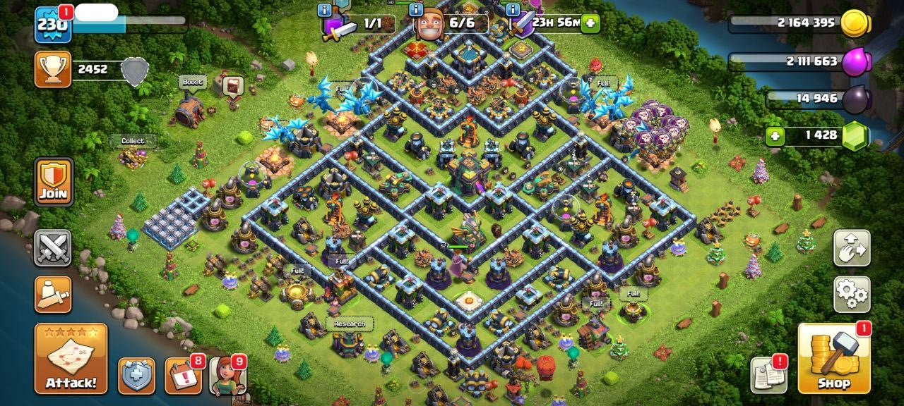 TH14 Level 230 KB77-AQ80 -GW52-RC27