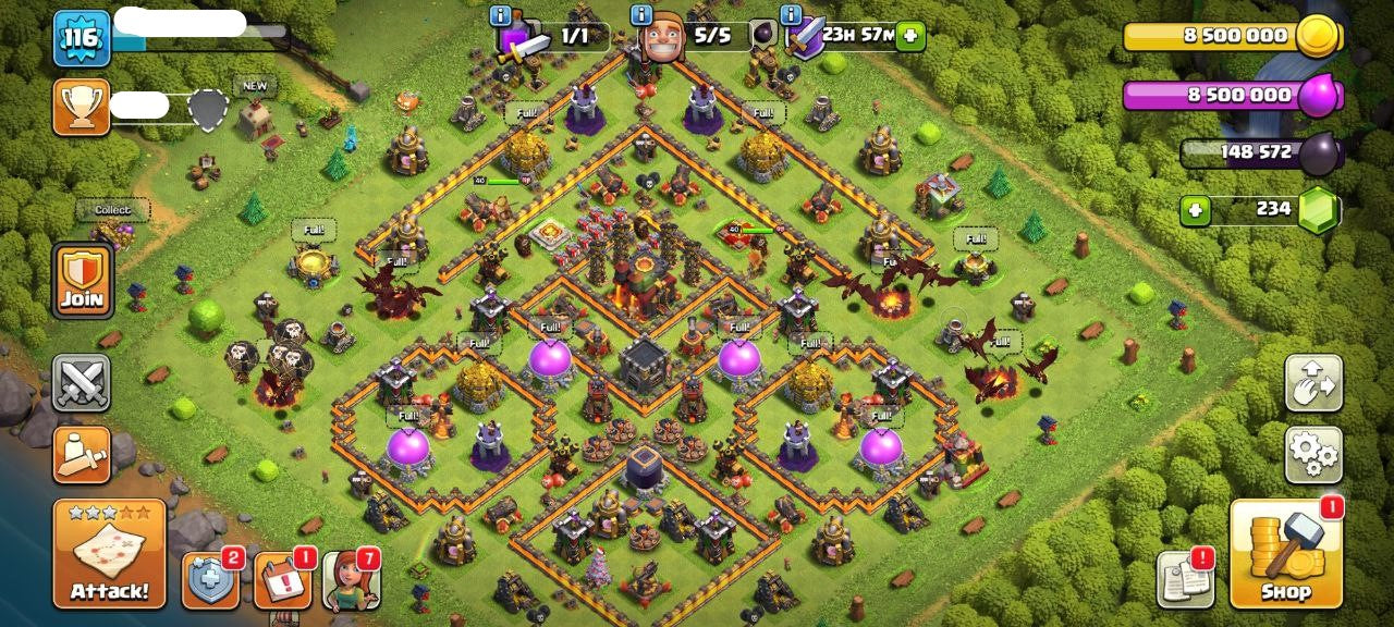 TH10 COC ACCOUNT Level 116 – Full Max