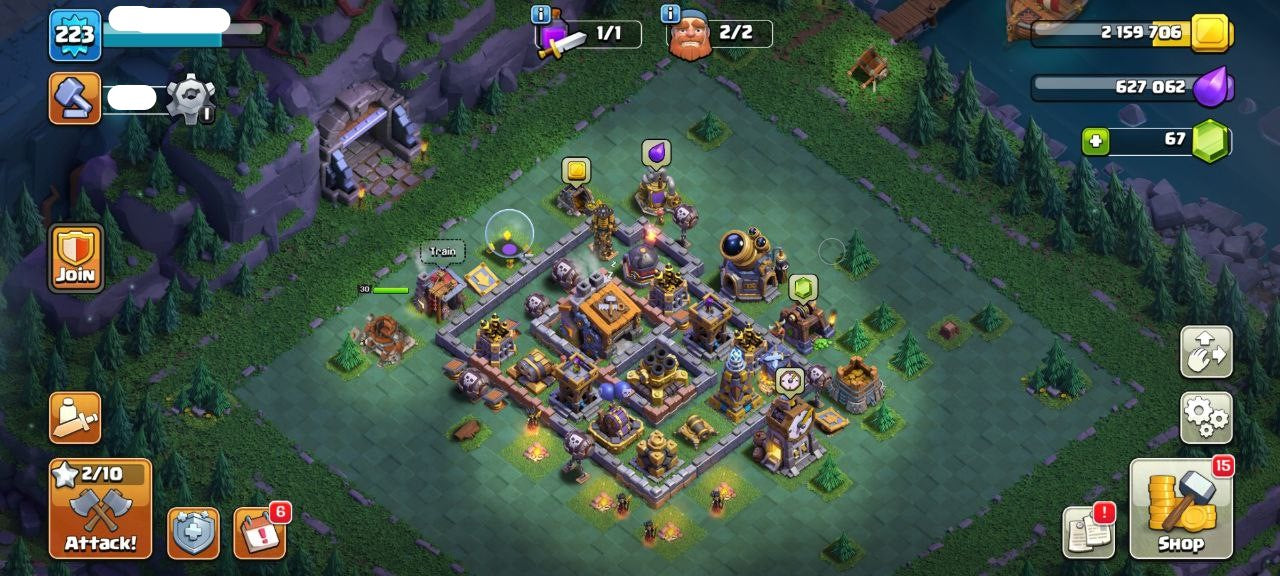 TH14 Level 224 Full Max COC account